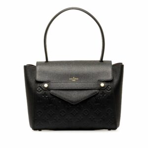 Black LV Monogram Empreinte Trocadero Shoulder Bag