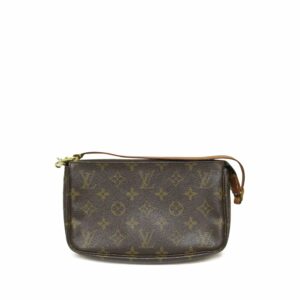 Brown LV Monogram Pochette Accessoires Shoulder Bag