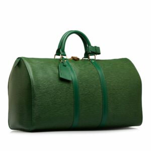 LV Keepall 50 Green Epi