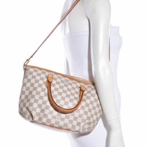 LV '14 RIVIERA PM Damier Azur Handbag