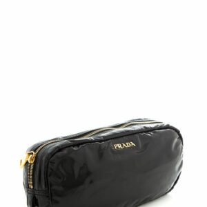 Prada Black Patent Pouch