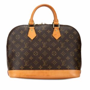 Brown LV Monogram Alma PM Handbag