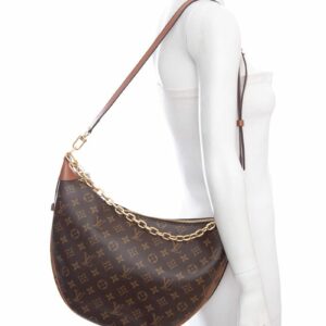 LV Brown Reverse Monogram Hobo