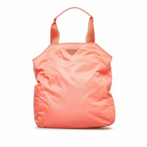 Prada Tessuto Tote Bag Pink Nylon
