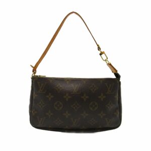 Brown LV Monogram Pochette Accessoires Shoulder Bag