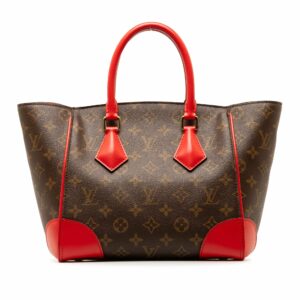 Brown LV Monogram Phenix PM Satchel