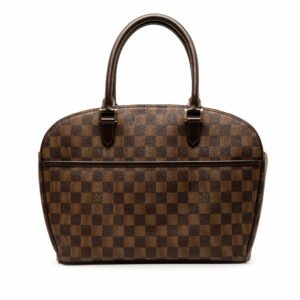 Brown LV Damier Ebene Sarria Horizontal Handbag