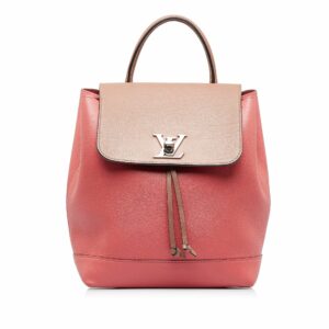 Pink LV Lockme Backpack