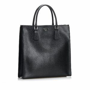 Prada Cinghiale Shopping Tote Bag Black