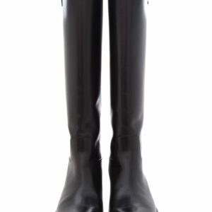 LV Black Leather Riding Boots SZ 35