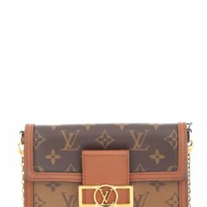LV Monogram Dauphine Chain Wallet Cross-Body