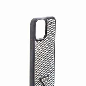 Prada Black & Silver i-Phone 12 Pro Max Case