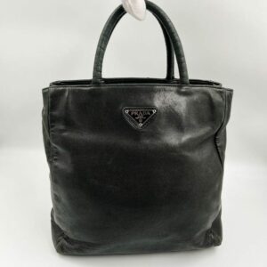 Prada Black Leather Tote