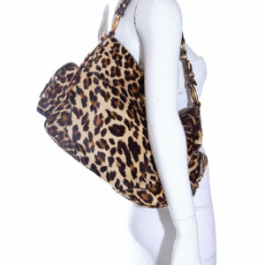 Prada Leopard Cavallino Pony Hair Handbag