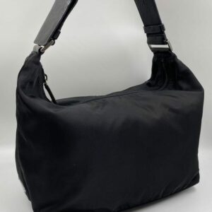Prada Black Nylon Shoulder Bag