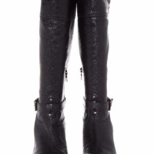 Prada Black Western Tall Boots SZ 38