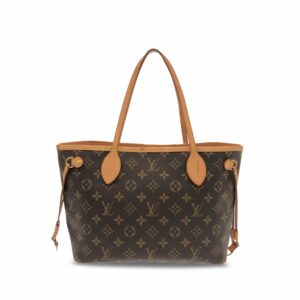 Brown LV Monogram Neverfull PM Tote Bag