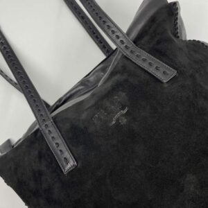 Vintage Prada Suede and Leather Tote