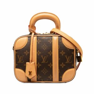 Brown LV Monogram Valisette BB Satchel