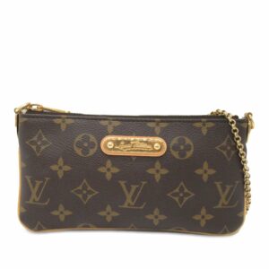Brown LV Monogram Pochette Milla MM Shoulder Bag