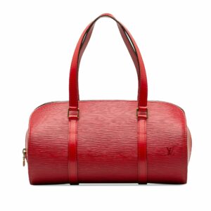Red LV Epi Soufflot Handbag