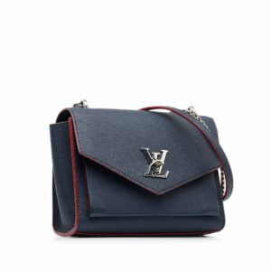 LV Lockme Cabas BB Blue Calfskin