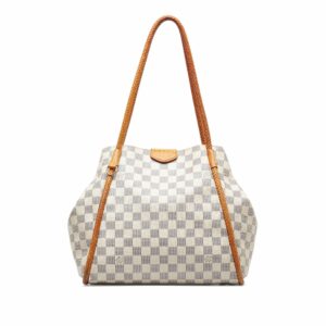 White LV Damier Azur Propriano Tote Bag