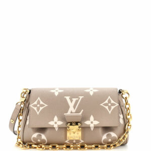 LV Favorite NM Handbag Bicolor Monogram Empreinte Giant