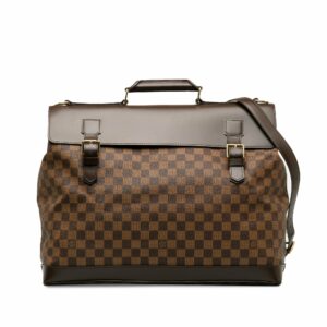 Brown LV Damier Ebene West End PM Travel Bag