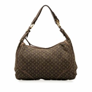 Brown LV Monogram Mini Lin Manon MM Shoulder Bag