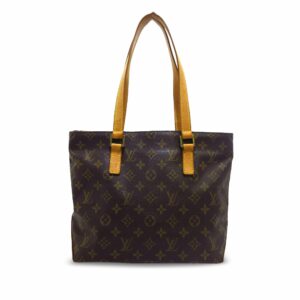 Brown LV Monogram Cabas Piano Tote Bag