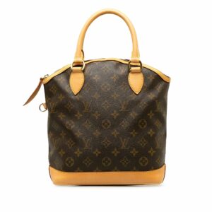 Brown LV Monogram Lockit PM Handbag