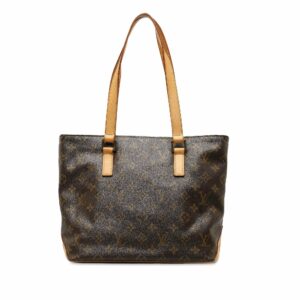Brown LV Monogram Cabas Piano Tote Bag