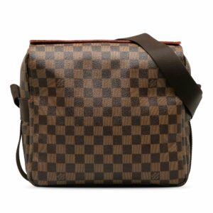 Brown LV Damier Ebene Naviglio Crossbody Bag