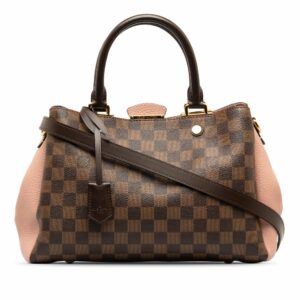 Brown LV Damier Ebene Brittany Satchel