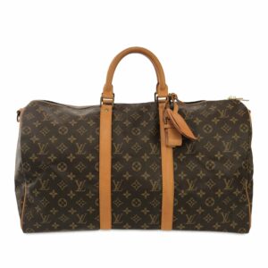 Brown LV Monogram Keepall 50 Travel Bag