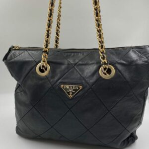 Vintage Prada Leather Tote