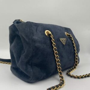 Vintage Prada Suede Tote