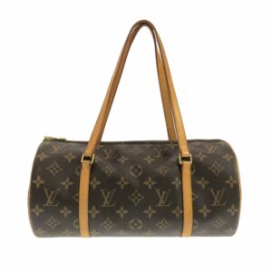 Brown LV Monogram Papillon 30 Handbag