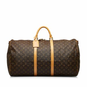LV Keepall 60 Bandoulière Monogram Canvas