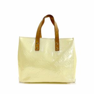 White LV Monogram Vernis Reade PM Handbag