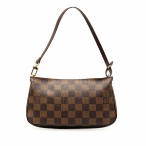 Brown LV Damier Ebene Pochette Accessoires Shoulder Bag