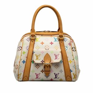 White LV Monogram Multicolore Priscilla Handbag