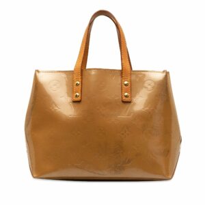 Brown LV Monogram Vernis Reade PM Handbag