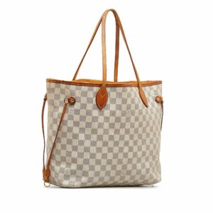 LV Neverfull MM Damier Azur Canvas