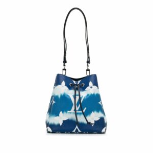 Blue LV Monogram Escale NeoNoe MM Bucket Bag
