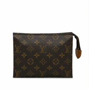 Brown LV Monogram Toiletry Pouch 19