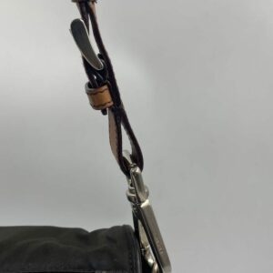 Prada Nylon Bag with Tan Leather Strap