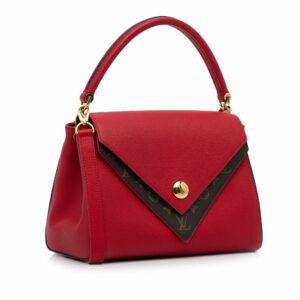 LV Double V Red Monogram Canvas