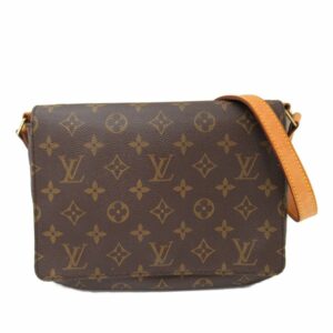 Brown LV Monogram Musette Tango Short Strap Shoulder Bag